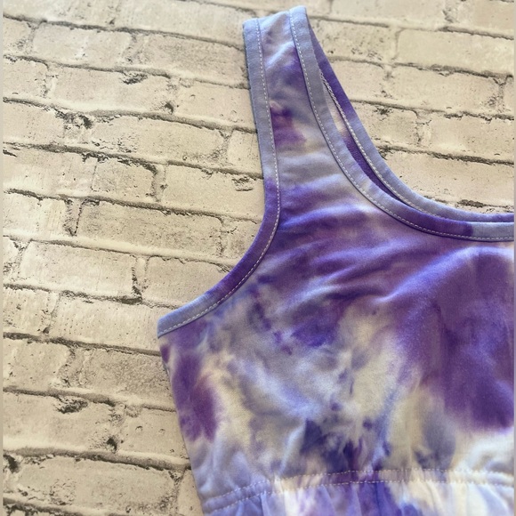 Refuge Athletics Purple Tie Dye 2 Piece Short Set Size Medium - Picture 8 of 15